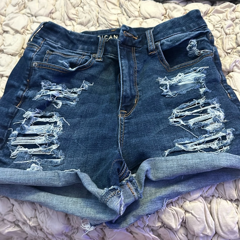 American eagle curvy high rise shorts